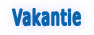 Vakantie